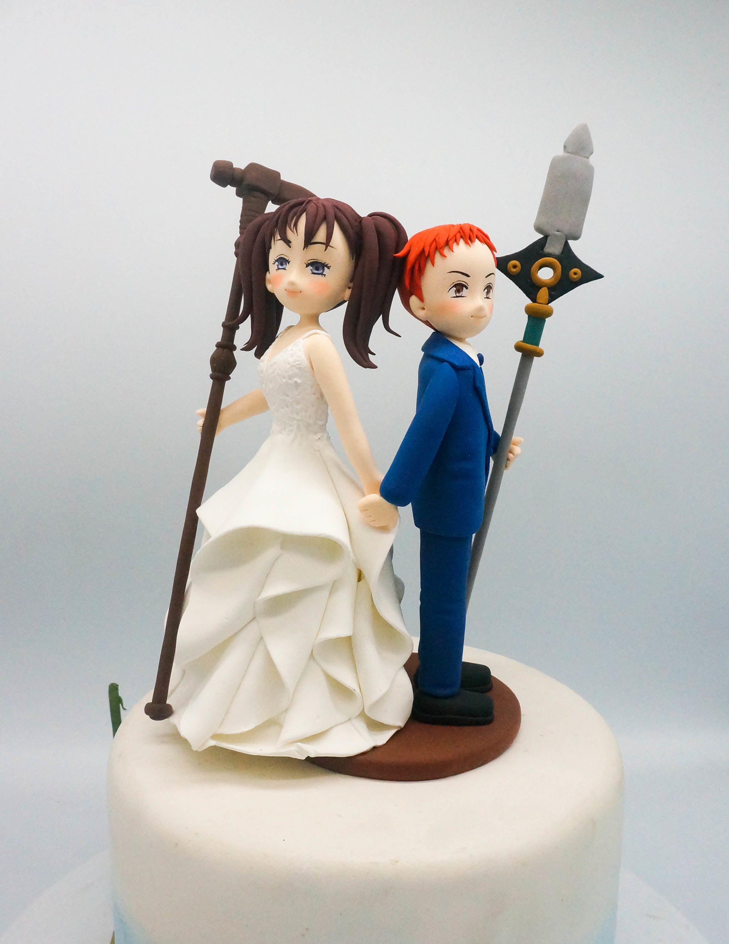 Buy Wedding Cake Topper Bride and Groom Bride and Groom Cake Online in  India  Etsy