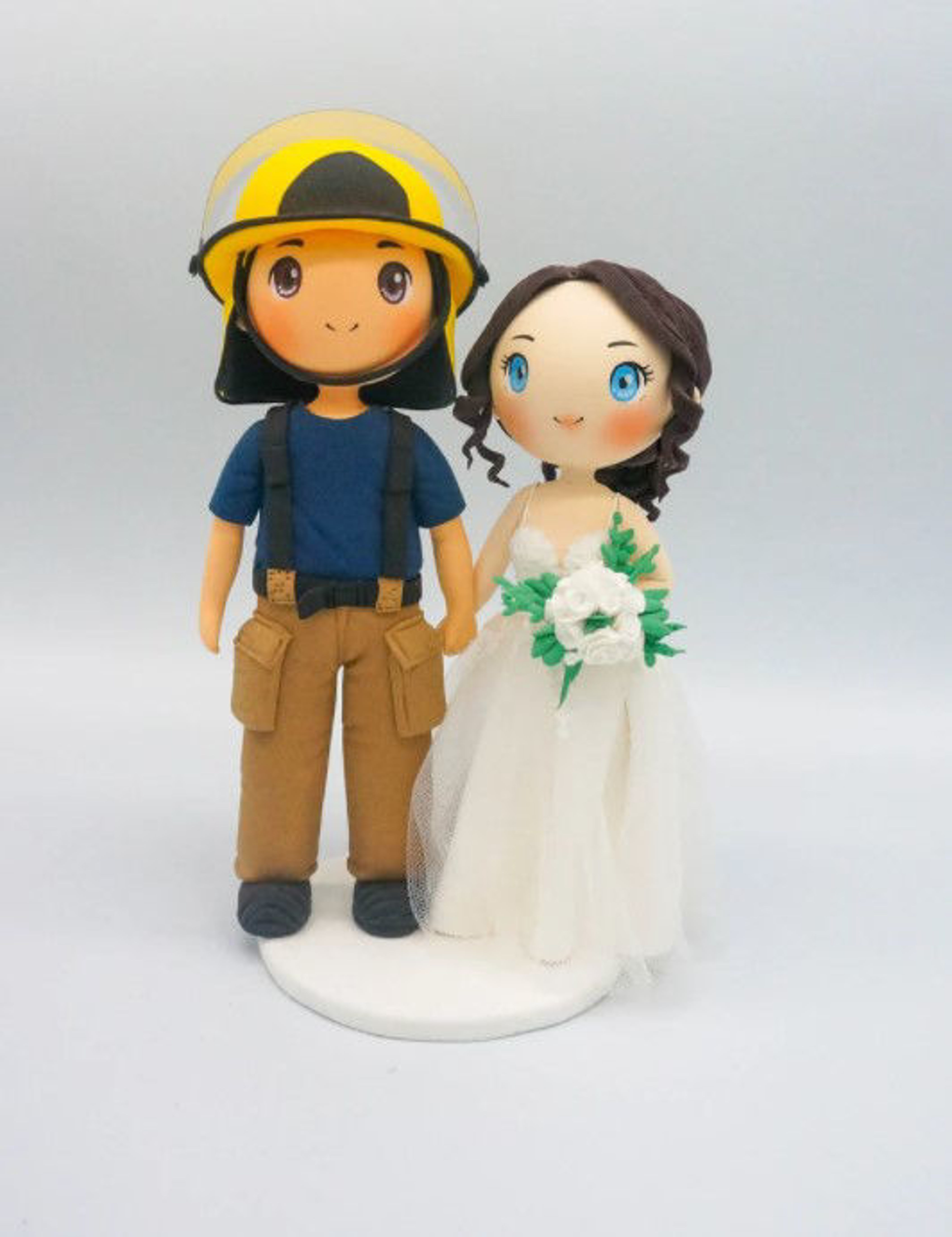 World Cake Topper Fireman Wedding Cake Topper Firefighter And Bride   0003773 Fireman Wedding Cake Topper Firefighter And Bride Cake Topper 5500 