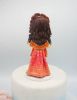 Picture of Mexican & Indian Lesbian Wedding Cake Topper, Bride & Bride Cake Topper