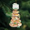 Picture of Donut Wedding Cake Replica, Doughnut Tower Ornament,  1st first anniversary newlyweds gift