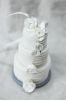 Picture of Newlyweds Christmas Ornament, 3D Wedding cake (3 tiers) ornament keepsake ornament