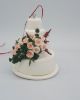 Picture of Flower Wedding Cake Replica, Custom 4-tiers Wedding Cake Miniature, Wedding cake Ornament