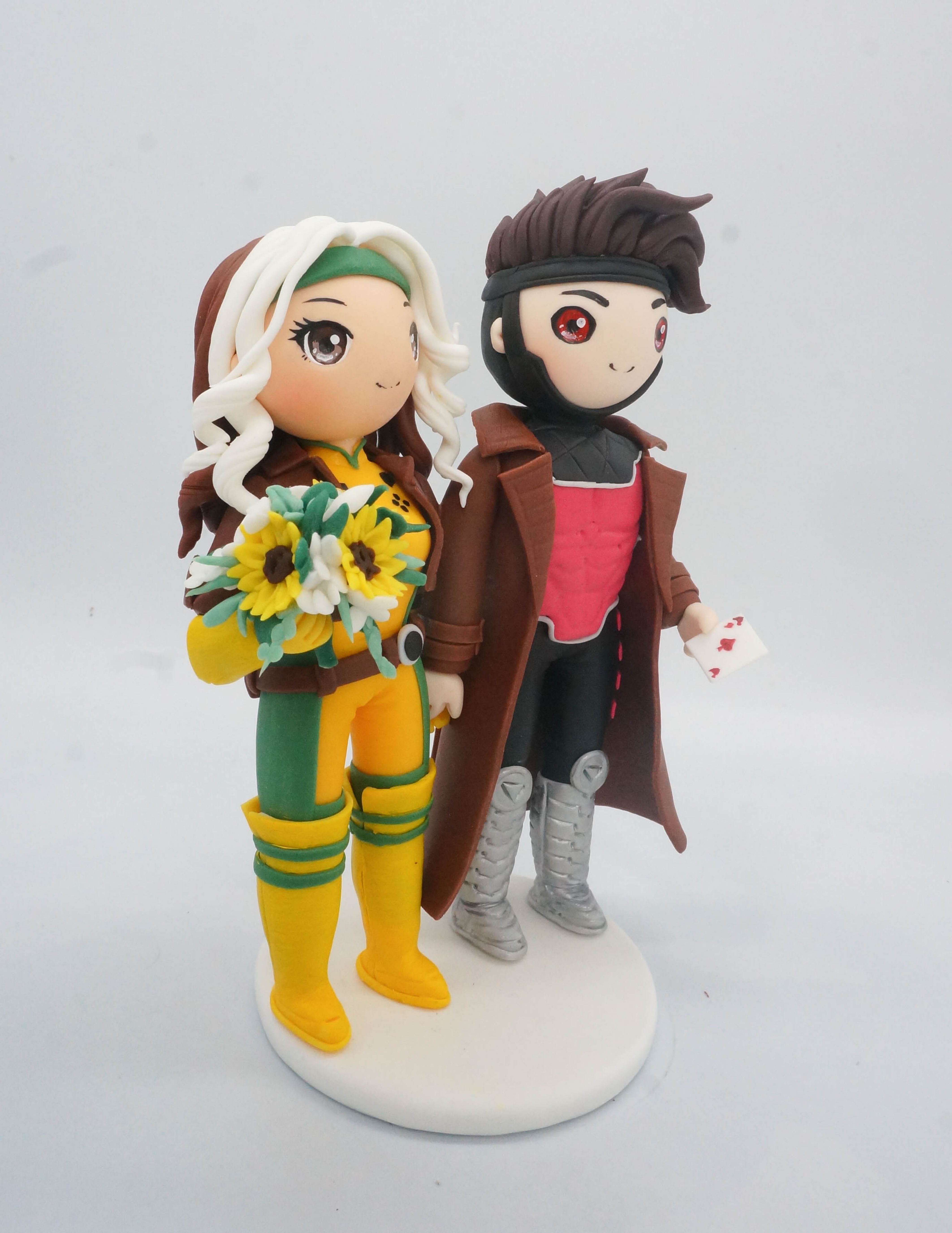 World Cake Topper. Gambit & Rogue Wedding Cake Topper, Custom X-Men ...