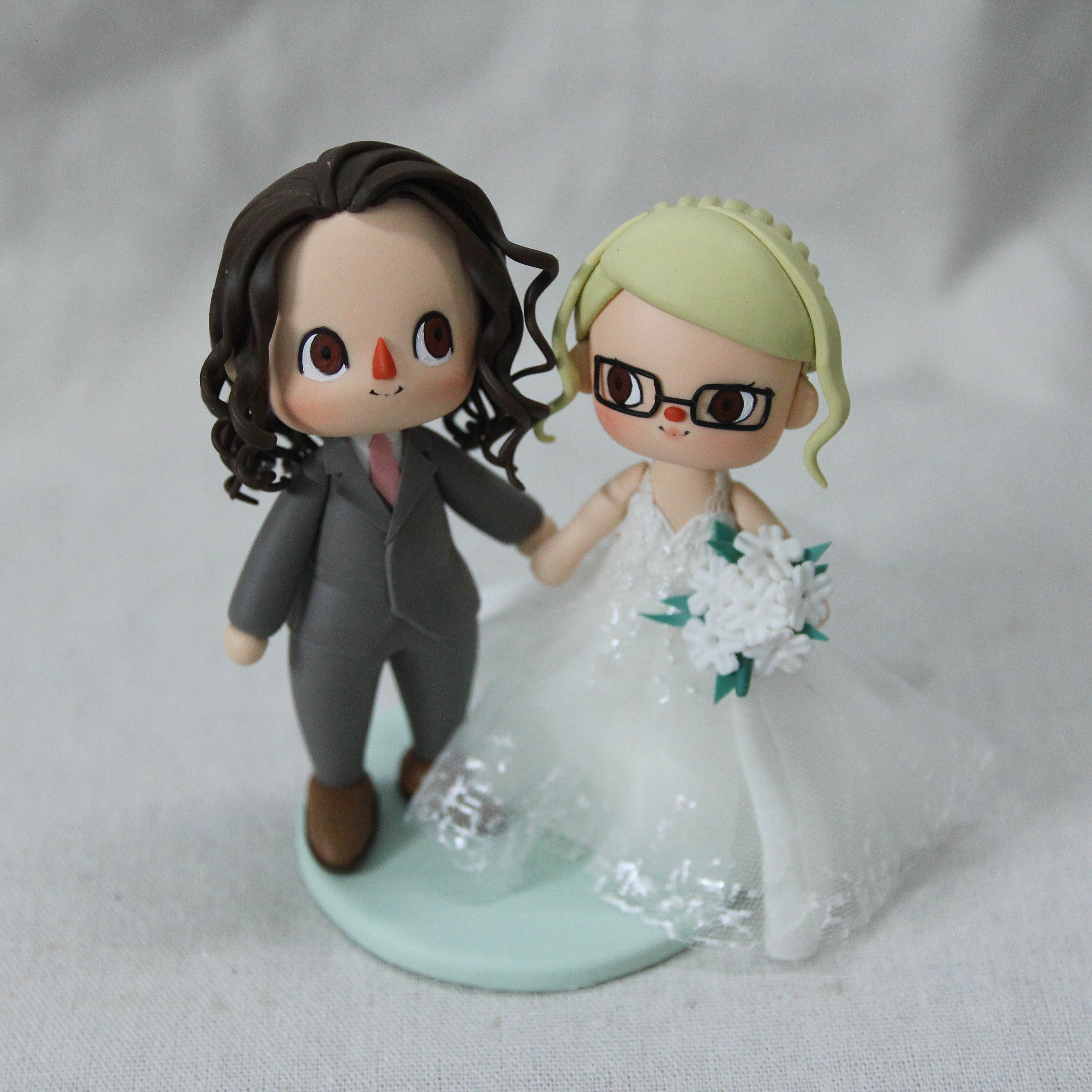 Villagers Wedding Cake Topper, Animal Crossing inspired Wedding, Anniversary Gifts for Gamers