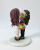 Picture of Lesbian Wedding Cake Topper, Kissing Bride & Bride Wedding Figurine