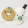 Picture of Coffee Meets Bagel Wedding Cake Topper, Dating App Anniversary Celebration