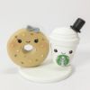 Picture of Coffee Meets Bagel Wedding Cake Topper, Dating App Anniversary Celebration