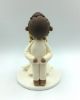 Picture of Chic Vintage Wedding Cake Topper, Kissing Bride & Groom wedding cake topper