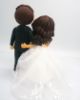 Picture of Bride & Groom Wedding Cake Topper, Net Wedding Dress Bridal Dress