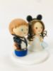 Picture of Han Solo Groom & Mickey Bride Wedding Cake Topper, Star Wars Inspired Wedding, Disney fan wedding