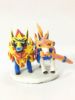 Picture of Zacian & Zamazenta Wedding Cake Topper, Handmade Pokemon Clay Figurine, Anniversary Gifts for Pokemon Fans 