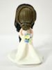 Picture of Dreadlocks Groom Wedding Cake Topper, Interracial Couple Wedding Cake Decor, Wedding Gifts for Mixed Race Crouples