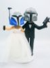 Picture of Captain Rex & Mandalorian Wedding Cake Topper,  Star Wars Themed Wedding, Anniversary Gifts for Star Wars Lovers