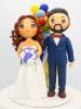 Picture of UP Movie Wedding Cake Topper, Disney Movie Inspired Wedding, Up House with Balloons Wedding Cake Topper