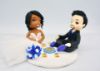 Picture of Catan Board Game Wedding Cake Topper, Wedding Gifts for Geek Couples