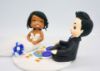 Picture of Catan Board Game Wedding Cake Topper, Wedding Gifts for Geek Couples