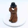 Picture of Highland Cattle Wedding Cake Topper, Long-Haired Buffalo Bride & Groom