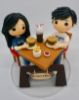 Picture of First Date Wedding Cake Topper, Anniversary Love Cake Topper, 3 stage of Love Topper