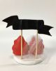 Picture of Mr & Mrs Calcifer Wedding Cake Topper, I Like Your Spark Wedding Cake Topper, Howl's Moving Castle Inspired Figurine