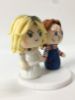 Picture of Chucky & Tiffany Halloween Wedding Cake Topper, Horror Themed Wedding, Halloween Wedding cake topper