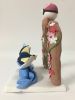 Picture of Vaporeron and Glaceon Pokemon Wedding Cake Topper with Floral Arch, Commission Pokemon Character