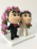 Picture of Crayon Shin-chan Wedding Cake Topper With Sakura arch, Custom Japanese Anime Commission Figurine