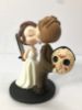 Picture of Friday the 13th & Texas Chain Saw Wedding Cake Topper, Horror Movie Inspired Wedding, Halloween wedding cake topper