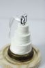 Picture of Three-Tier Simple White Wedding Cake With Topper Ornament, Handmade White Wedding Cake Replica