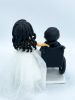 Picture of Groom on Wheelchair Wedding Cake Topper, Special Wedding Centerpiece, Classic Wedding Cake Topper