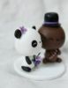 Picture of Chewbacca and Panda wedding cake topper, Star Wars fan wedding cake topper