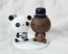 Picture of Chewbacca and Panda wedding cake topper, Star Wars fan wedding cake topper