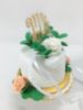 Picture of Custom One-tier wedding cake replica ornament, wedding cake replica figurine