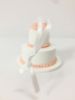 Picture of Custom Wedding Cake Replica, Wedding Cake Ornament, Anniversary Gift Idea, Wedding gift idea, Mother's day gift